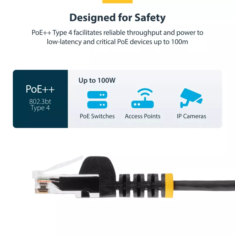 StarTech.com 5m Pink Slim CAT6 Ethernet Cable, Snagless, 100W PoE, UTP, LSZH, 28AWG Pure Bare Copper Wire, Slim RJ45 Network Patch Cord w/Strain Reliefs, Individually Tested