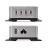 StarTech.com 4-Port Multi-Device USB-C Charger, 240W Total, Single Port 140W EPR, PD 3.1, Screw Locking Ports, Boardrooms, Bracket incl. for Surface Mounting