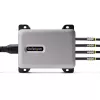 StarTech.com 4-Port Multi-Device USB-C Charger, 240W Total, Single Port 140W EPR, PD 3.1, Screw Locking Ports, Boardrooms, Bracket incl. for Surface Mounting