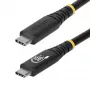 StarTech.com 2m (6ft) USB4 Cable, 20Gbps, USB-IF Certified USB-C Cable, 240W PD EPR, 4K 120Hz DP 1.4, TPE Jacket, Black USB-C Cord