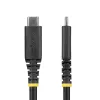 StarTech.com 2m (6ft) USB4 Cable, 20Gbps, USB-IF Certified USB-C Cable, 240W PD EPR, 4K 120Hz DP 1.4, TPE Jacket, Black USB-C Cord