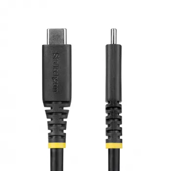 StarTech.com 2m (6ft) USB4 Cable, 20Gbps, USB-IF Certified USB-C Cable, 240W PD EPR, 4K 120Hz DP 1.4, TPE Jacket, Black USB-C Cord