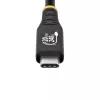 StarTech.com 2m (6ft) USB4 Cable, 20Gbps, USB-IF Certified USB-C Cable, 240W PD EPR, 4K 120Hz DP 1.4, TPE Jacket, Black USB-C Cord