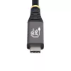 StarTech.com 50cm (1.6ft) USB4 Cable, 80Gbps, USB-IF Certified USB-C Cable, 240W PD, 8K 120Hz/4K 240Hz DP2.1 DP80, TPE Jacket, Thunderbolt 4 Compatible - Black USB-C Cord