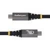 StarTech.com 1m (3ft) USB4 Cable, 80Gbps, USB-IF Certified USB-C Cable, 240W PD, 8K 120Hz/4K 240Hz DP2.1 DP80, TPE Jacket, Thunderbolt 4 Compatible - Black USB-C Cord