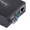 StarTech.com Gigabit Ethernet Copper-to-Fiber Media Converter, SM LC, 40km, 10/100/1000 Mbps, RJ45 to LC, Full Metal, 9K Jumbo Frames, TAA Compliant