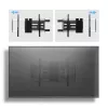 StarTech.com Ultra-Slim Articulating TV Wall Mount for up to 65-inch and 99lb/45kg Flat Screens, VESA 600x400, TAA-Compliant Low-Profile Bracket