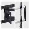 StarTech.com Ultra-Slim Articulating TV Wall Mount for up to 65-inch and 99lb/45kg Flat Screens, VESA 600x400, TAA-Compliant Low-Profile Bracket
