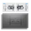 StarTech.com Heavy-Duty Articulating TV Wall Mount for up to 100-inch and 187.4lb/85kg Flat Screens, VESA 800x500, Low-Profile Bracket, TAA-Compliant