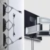 StarTech.com Heavy-Duty Articulating TV Wall Mount for up to 100-inch and 187.4lb/85kg Flat Screens, VESA 800x500, Low-Profile Bracket, TAA-Compliant