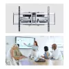 StarTech.com Heavy-Duty Articulating TV Wall Mount for up to 100-inch and 187.4lb/85kg Flat Screens, VESA 800x500, Low-Profile Bracket, TAA-Compliant