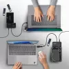 StarTech.com USB-C/USB-A to M.2 NVMe and 2.5in/3.5in SATA Adapter, 10Gbps, Tool-Free External SSD Hard Drive Reader, B+M/M-Key