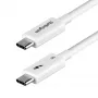 StarTech.com 1.5ft (50cm) Thunderbolt 5 Cable, 80Gbps/Up to 120Gbps, 240W PD, 8K 60Hz, Certified Thunderbolt Cable, Compatible w/Thunderbolt 4/USB4/USB-C - White