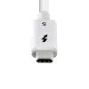 StarTech.com 1.5ft (50cm) Thunderbolt 5 Cable, 80Gbps/Up to 120Gbps, 240W PD, 8K 60Hz, Certified Thunderbolt Cable, Compatible w/Thunderbolt 4/USB4/USB-C - White