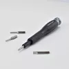 StarTech.com 40-Piece Computer Repair Toolkit for Laptop/PC/Electronics/Phone, 30-Bit Precision Screwdriver Set, Removable Lid with Magnetic Pad, Prying Tools