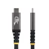 StarTech.com 1.5m (5ft) USB4 Cable, 80Gbps, USB-IF Certified USB-C Cable, 240W PD, 8K 120Hz/4K 240Hz DP2.1 DP80, TPE Jacket, Thunderbolt 4 Compatible - Black USB-C Cord