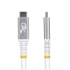 StarTech.com 50cm (1.6ft) USB4 Cable, 80Gbps, USB-IF Certified USB-C Cable, 240W PD, 8K 120Hz/4K 240Hz DP2.1 DP80, TPE Jacket, Thunderbolt 4 Compatible - White USB-C Cord