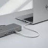 StarTech.com 50cm (1.6ft) USB4 Cable, 80Gbps, USB-IF Certified USB-C Cable, 240W PD, 8K 120Hz/4K 240Hz DP2.1 DP80, TPE Jacket, Thunderbolt 4 Compatible - White USB-C Cord