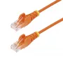 StarTech.com 25cm Orange Slim CAT6 Ethernet Cable, Snagless, 100W PoE, UTP, LSZH, 28AWG Pure Bare Copper Wire, Slim RJ45 Network Patch Cord w/Strain Reliefs, Individually Tested