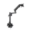 StarTech.com Desk Mount Monitor Arm, Up to 40-inch Screen/17.6lb (8kg), Mechanical Spring-Assisted Arm, C-Clamp/Grommet, Top-Down Installation, Toolless Adjustment