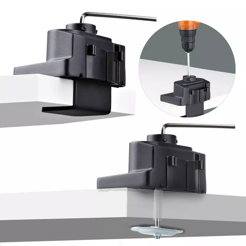 StarTech.com Desk Mount Monitor Arm, Up to 40-inch Screen/17.6lb (8kg), Mechanical Spring-Assisted Arm, C-Clamp/Grommet, Top-Down Installation, Toolless Adjustment