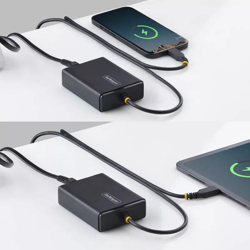 StarTech.com 100W USB-C Laptop Charger with 1.5m Tethered USB-C Cable, Power Adapter Brick for Dell, XPS, HP ProBook, MacBook Pro, Microsoft Surface Pro