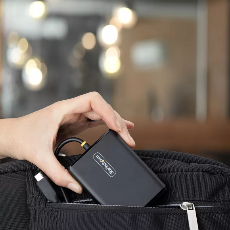 StarTech.com 100W USB-C Laptop Charger with 1.5m Tethered USB-C Cable, Power Adapter Brick for Dell, XPS, HP ProBook, MacBook Pro, Microsoft Surface Pro