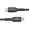 StarTech.com 6in (15cm) USB-A to USB-C Charging Cable, Charge & Sync, 3A, USB 2.0, TPE Jacket - Black USB Charging Cord