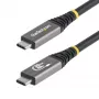 StarTech.com 3m (10ft) USB4 Cable, 20Gbps, USB-IF Certified USB-C Cable, 60W PD, 4K 120Hz DP 2.1, TPE Jacket, Black USB-C Cord