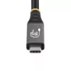 StarTech.com 3m (10ft) USB4 Cable, 20Gbps, USB-IF Certified USB-C Cable, 60W PD, 4K 120Hz DP 2.1, TPE Jacket, Black USB-C Cord