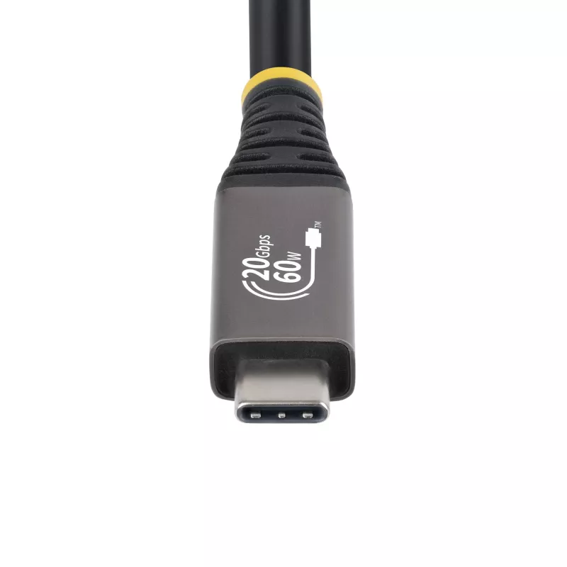 StarTech.com 3m (10ft) USB4 Cable, 20Gbps, USB-IF Certified USB-C Cable, 60W PD, 4K 120Hz DP 2.1, TPE Jacket, Black USB-C Cord