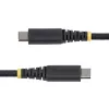 StarTech.com 3m (10ft) USB-C Charging Cable, 60W (3A) PD, Dual-Layer Braided Nylon/TPE Jacket, Rugged USB C Charging Cord, USB 2.0 Laptop Charger Cable