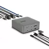 StarTech.com Thunderbolt 5 Docking Station, DP / HDMI, Triple Monitor Dock up to 4K 144Hz or Dual 8K 60Hz, 5x USB Ports, 140W Laptop Charging