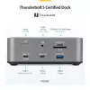 StarTech.com Thunderbolt 5 Docking Station, DP / HDMI, Triple Monitor Dock up to 4K 144Hz or Dual 8K 60Hz, 5x USB Ports, 140W Laptop Charging