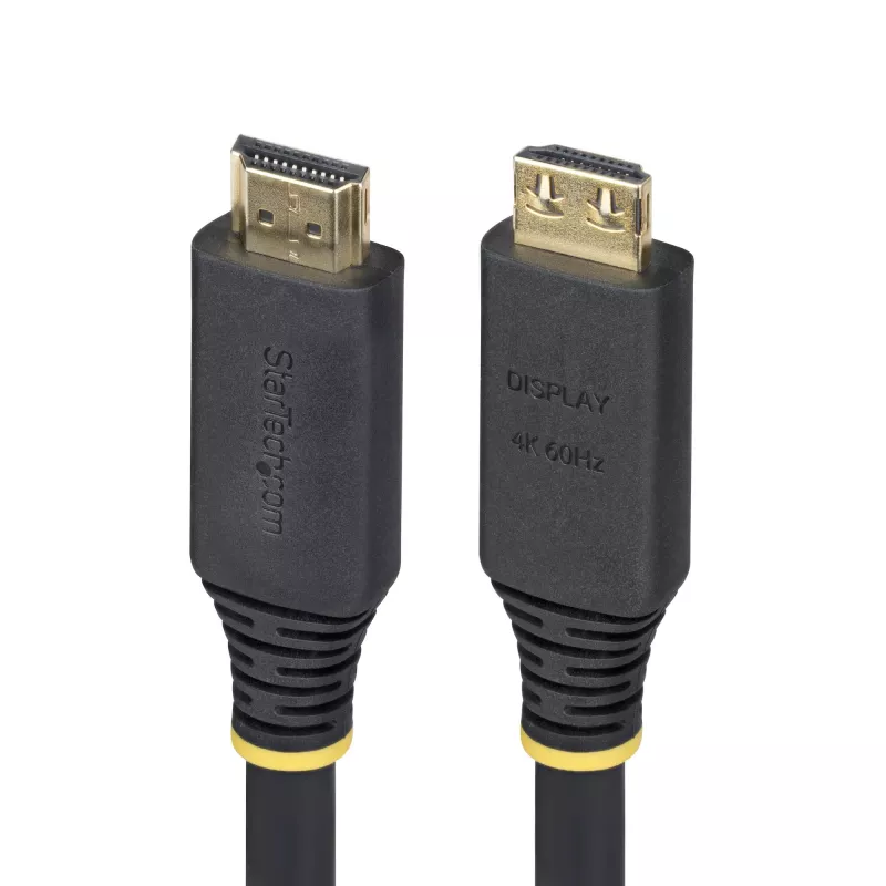 StarTech.com HDMI2-CABLE-GRIP-15M HDMI cable HDMI Type A (Standard) Black