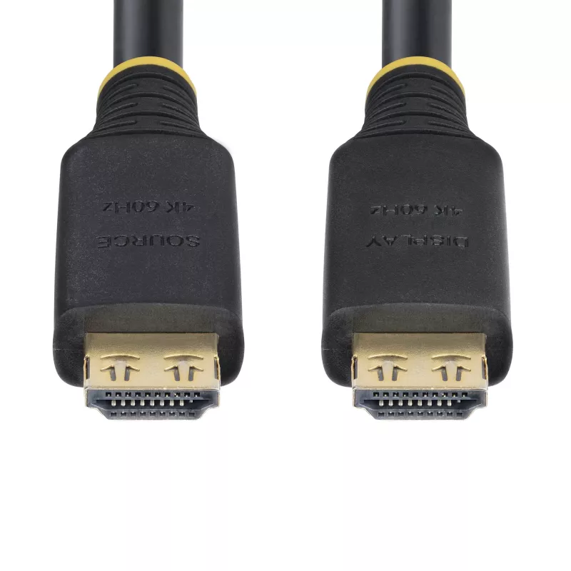StarTech.com HDMI2-CABLE-GRIP-15M HDMI cable HDMI Type A (Standard) Black