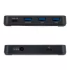 StarTech.com 4-Port USB-C and USB-A Hub, 5Gbps, Self-Powered, 2-in-1 USB-C and USB-A Host Cable, 1x USB-C and 3x USB-A (1x BC 1.2), 36W Power Adapter Included