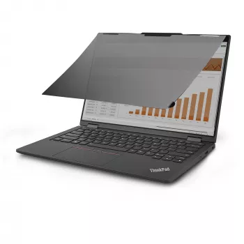 StarTech.com Lenovo X13 Yoga Gen 4 Bright Privacy Screen Filter with Touch, Flip-Over, 75% Light Transmittance, Anti-Glare Privacy Filter, +/- 30 Deg. View Angle