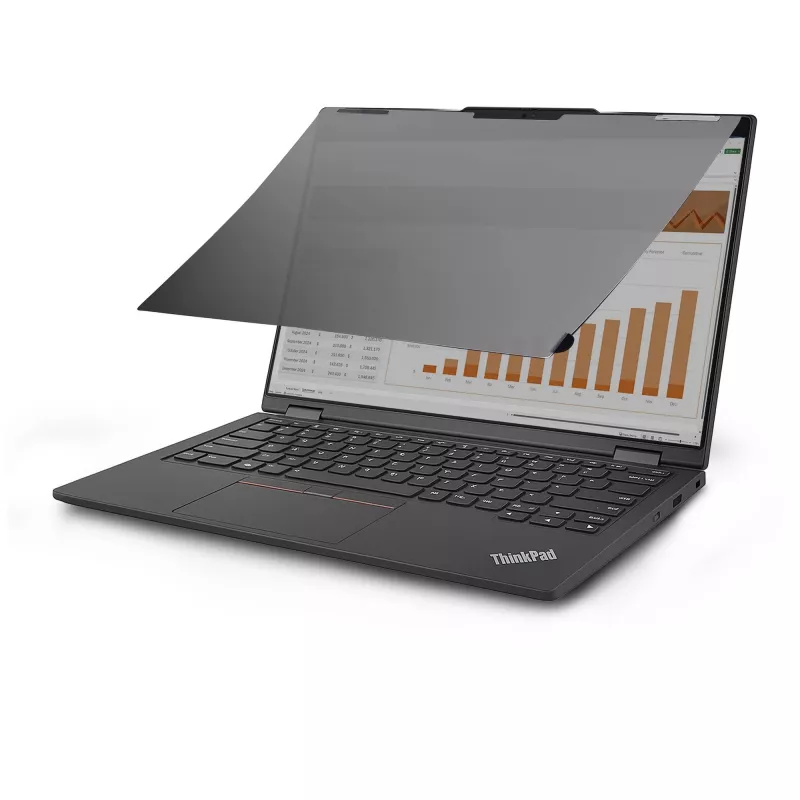 StarTech.com Lenovo X13 Yoga Gen 4 Bright Privacy Screen Filter with Touch, Flip-Over, 75% Light Transmittance, Anti-Glare Privacy Filter, +/- 30 Deg. View Angle