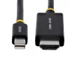 StarTech.com 1m (3ft) Mini DisplayPort to HDMI Adapter Cable, 4K 60Hz with HBR3/HDCP 2.3/DPCP, MDP to HDMI 2.0, Active Video Converter, Mini DisplayPort Desktop to HDMI Monitor