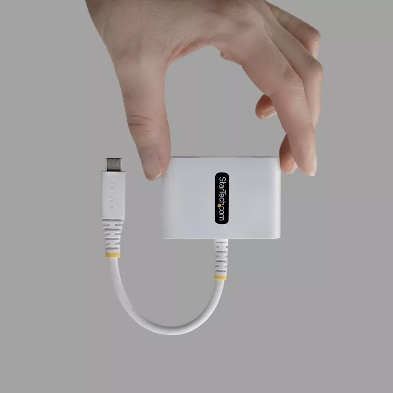 StarTech.com USB-C to HDMI Multiport Adapter with 140W PD Charging, 4K 60Hz HDMI, USB 5Gbps Hub, Mini Dock For MacBook / Dell / Thinkpad / HP / iPad / Tablets