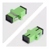 StarTech.com SC to SC Coupler 10 Pack, OS2 Single Mode SC Fiber Optic Coupler with Flange, SC/APC Simplex Adapter
