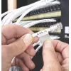 DYMO XTL Laminated Wire/Cable Wrap | 21 mm x 39 mm | Black on White