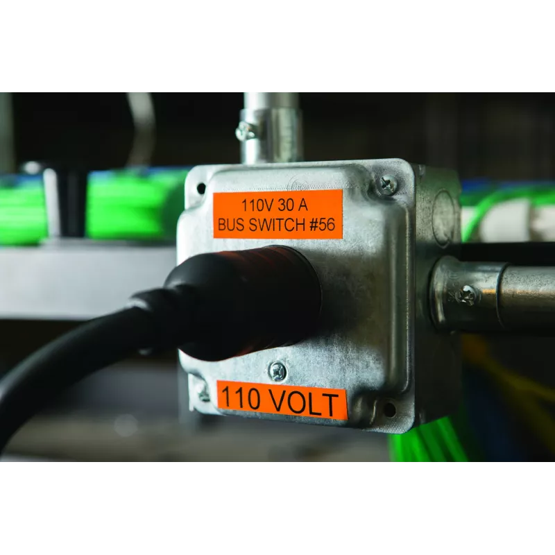 DYMO XTL All-Purpose Vinyl Labels | 12 mm x 7 m| Black on White