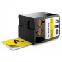 DYMO XTL All-Purpose Vinyl Labels | 54 mm x 7 m | Black on Yellow