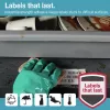 DYMO LW Durable Labels - 104 x 159 mm - 1933086, White, Self-adhesive printer label, Polypropylene (PP), Permanent, Rectangle, -18 - 50 °C