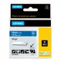 DYMO Rhino Industrial Vinyl Labels | 12 mm x 5.5m | White Print on Blue | Self-Adhesive | for LabelManager & Rhino Label Makers