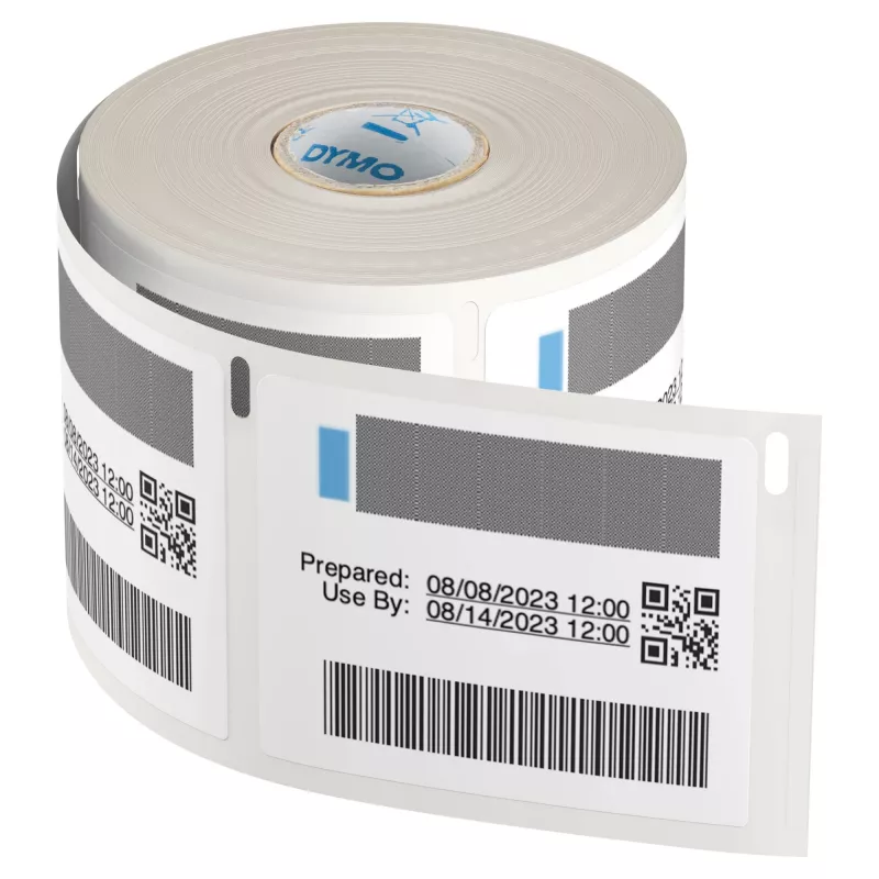 DYMO Authentic LabelWriter Stock Rotation Labels for Food Industry | 54mm x 70mm | 400 Colour-Coded Self-Adhesive Labels | For LabelWriter Label Makers