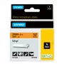 DYMO Rhino Industrial Vinyl Labels | 19 mm x 5.5 m | Black Print on Orange | Self-Adhesive | for Rhino & LabelManager Label Makers