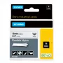 DYMO Rhino Industrial Flexible Nylon Labels | 19 mm x 3.5 m | Black Print on White | Self-Adhesive | for Rhino & LabelManager Label Makers